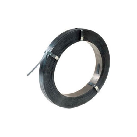 Pac Strapping Products Pac Strapping Steel Strapping Coil, 2940'L x 1/2"W x 0.020" Thick, Black, 1 Pack 1/2X.020 ST-VS